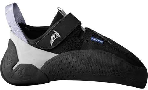 Mad Rock, D2.ONE HV Climbing Shoe, Black/Gray/Blue, Mens 7.5/Womens 9.0