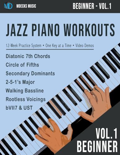 Jazz Piano Workouts: Beginner - Vol.1