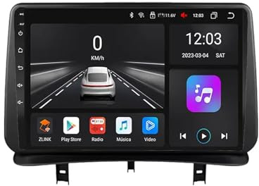 Car Radio para Renault Clio 3 Clio 3 2005-2014 Android 15 9 Pulgadas Car Estéreo Wireless Carplay Android Auto para, 4 Core 2G+64G