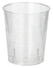 Papstar 12158 - Bicchieri da grappa, PS 2 cl, ø 3,7 x 4,1 cm, in vetro trasparente, confezione da 30x40 (1200 pezzi)