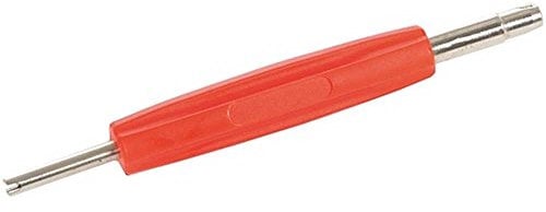 Cutefly Unisex – Erwachsene rot Ventilschrauber lösen festsitzender Ventileinsätze Metall-Kunststoff Silber, one Size