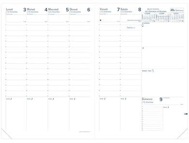 Quo Vadis 024006Q Ersatz für den Wochenkalender, im A4-Format, 21 x 29.7 cm, als Ersatz