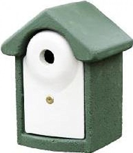 Erdtmanns 905970119 Nistkasten Holzbeton, 28 mm, grün