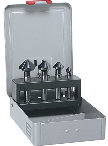 Alpen 239700004100 cobalt Kegelsenker Set Ungleiche Teilung Co5 Alunit 4 Stück, 0 W, 0 V