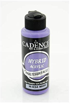 Cadence Purple 120 ml Hybrid Acrylic Paint For Multisurfaces