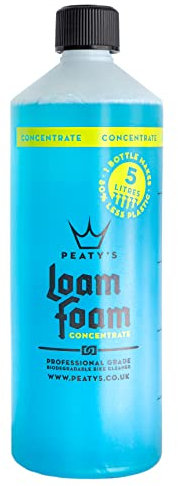 Peaty's LoamFoam Fahrradreiniger Konzentrat - Biologisch abbaubarer Fahrrad Reiniger, Fahrrad Reinigung in Profiqualität für alle Fahrradoberflächen, Ergibt bis zu 5 Liter, Fahrrad Putzmittel, 1 L
