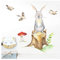 Little Deco Wandtattoo Kinderzimmer Mädchen Junge Deko Wandsticker Tiere Hase Baum Wanbild I (BxH) 49 x 49 cm I Aufkleber Baby Kinder Spielzimmer DL212-2