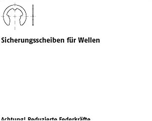 Sicherungsscheiben DIN 6799 1.4122 19 rostfrei VE=S 50 Stück