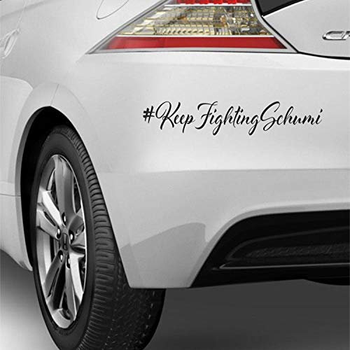 myrockshirt Hashtag #keepfightingschumi ca 25cm Schumacher F1 Formel1 typ5 Aufkleber Autoaufkleber Sticker Decal Profi Qualität