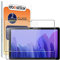 ebestStar - {2 Stück) Panzer Schutz Glas für Samsung Galaxy Tab A7 10.4 T505 (2022, 2020), 3D Displayschutz, 9H gehärte Glas, Abgerundete, Blasenfrei