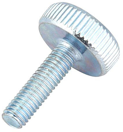 rändelschraube Rändelschrauben, 5 Stk. M5 20 mm verzinkter Flachrändelkopf Schrauben aus Kohlenstoffstahl, handgefertigte Rändelschrauben für Elektrogeräte, Werkzeuge, Autos(M5x20(5pcs))