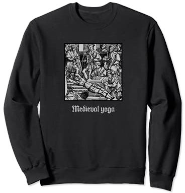 Satanic Medieval Yoga Goth Black Metal Satan Grunge Sweatshirt