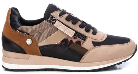 REFRESH - Zapatilla Mujer Taupe - Calzado Cómodo y Versátil - Moda Casual - Modelo 17015901 (Talla 37)