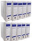AC - Archivador definitivo, Caja Archivo Plegable de cartón, 2 Posiciones, Carpeta tamaño Folio, fácil Montaje, conservar Documentos, facturas, 36 x 25 x 9 cm (A4/Pack de 10 Unidades)