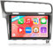 CAMECHO 10.1 Pollici Android 13 Autoradio per VW Golf 7 2013-2018 con Wireless Carplay Navi, Radio Doppio Din Schermo con Navi Mirror Link WiFi FM/RDS Bluetooth e USB+Mic