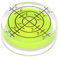 sourcing map Runde Wasserwaage, 32 x 12 mm, Mini-Wasserwaage, rund, Bullseye, für Nivellierkamera, Stativ, Teleskop, Werkstatt, Plattenspieler, Bilderrahmen, Limette, 4 Stück