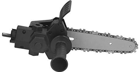 Oumefar Edelstahl Bohrer zu Säge Adapter, 6 Zoll Bohrmaschine zu Mini Kettensäge, Akku betrieben, leicht und langlebig, ideal für Holzarbeiten und DIY Projekte