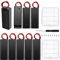 9 PCS AA Battery Holder, KUOQIY 1.5V AA Battery Holder Case with ON/Off Switch & Wire Leads & Cover, with 2 PCS Plastic Battery Storage Box & Screwdriver & Screws