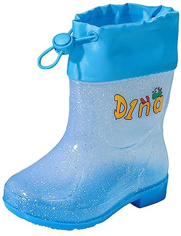 Stivali di gomma per bambini scarpe moda piatto cartone animato stivali da pioggia bambini possono essere legati bocca cartone animato stivali da pioggia bambini trasparente stivali di gomma per