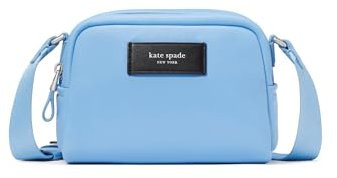 Kate Spade New York Puffed Smooth Leather Small Crossbody, Astral Blue, One Size