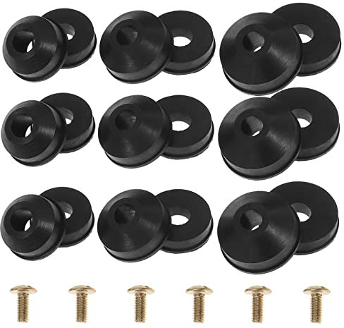 Angoily 4sets Faucet Supply Kit Water Tap Washer Outdoor Faucet Replacement Parts Flat Beveled Washers