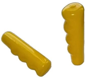 2X Ersatzteil Griff GELB Sackkarre Schubkarre - 30 mm Griff Muldengriff für Schubkarre Sackkarre Karre Rohr