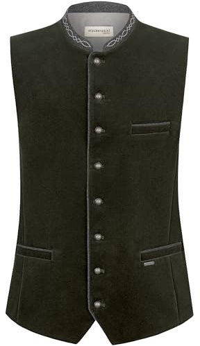Stockerpoint Trachtenweste Lorenzo Gilet Tradizionale, Alloro, 46 Uomo