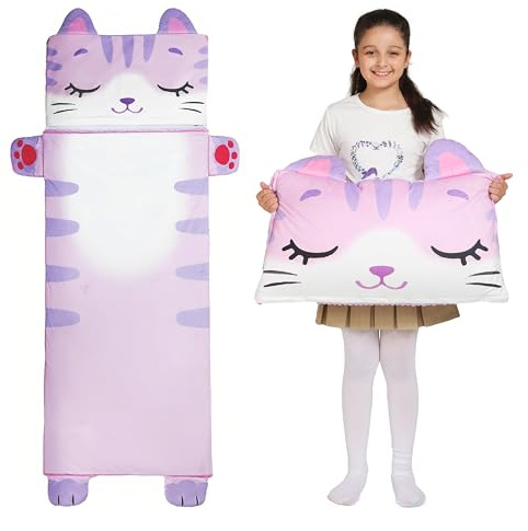 Wbesty Kleinkind Nap Matte für Kinder Schlafmatte Napping Mats Slumber Taschen faltbar und tragbar für Jungen Mädchen Kindergarten Daycare Travel Camping