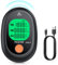 Proster Mini EMF Detektor 3 in 1 RF/EF/MF Tragbar Wiederaufladbar LCD Display Hintergrundbeleuchtung Licht Alarm für Haus Büro EMV-Inspektionen Geisterjagd