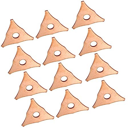 GRADENEVE 50pezzi Parti in Lamiera Triangolare in Alluminio Pinze Per Lamiera Macchine Per Riparazione Metalli Anello Trazione in