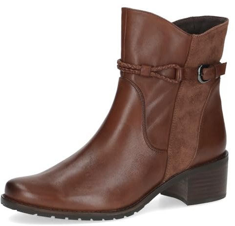 CAPRICE Damen Stiefeletten mit Schnalle Blockabsatz