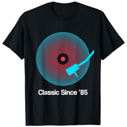 Classic Since '85 Vinyl - 40th Birthday Gift Idea for Men T-Shirt