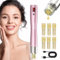 PELCAS Microneedling Pen Elektrischer Derma Pen Wiederaufladbar Kabellos Mikronadel Stift mit 5 Stufen Zum Narben Falten Dehnungsstreifen Aufhellung Akne Hautverjüngung Rosa