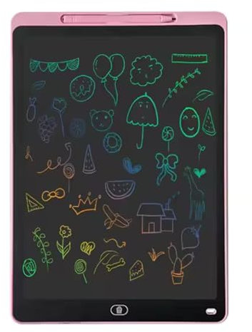 Tablette dessin enfant LCD magique, Ardoise Effaçable de 8.5 Pouces, Un Jouet Éducatif pour Dessin et Écriture, Cadeau pour Filles et Garçons Créatifs ! (Rose)