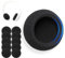 Voarmaks 5 pares de almohadillas de espuma compatibles con Plantronics HW 510 520, Audio 310/345/476/628, Poly Blackwire C210/C220/C310/C320/C325/C3200/C3210/C3220/C3225, DA45 Almohadillas de grosor