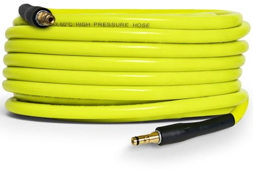 10M Kink Resistant High Pressure Washer Replacement Hose for Karcher K2-K7 Series Extension Hose Drain Cleaning kit Fitting Quick Connector Yellow