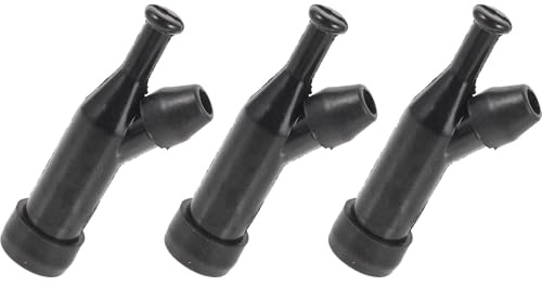 FENICAL Zündkerzenstecker aus Robustem Kunststoff 3 Stück Verschleißfest und Des Motors Geeignet für Benzingeneratoren und Rasenmäher