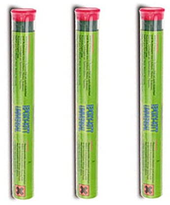 3er Set Epoxy-Knetmasse, grün, 114 gr. für Metall, Holz, Beton, Keramik, Glas, funktioniert auch unter Wasser
