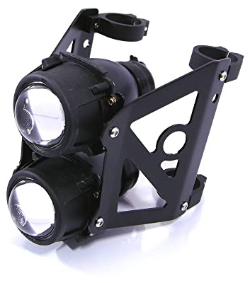 Alchemy Parts Streetfighter Moto Double Bandé Projecteur Phare Set Emarqué- Fixation pour 42mm - 43mm Fourche