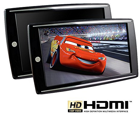 Ampire TFT-Monitor 22.9cm (9'') mit IR-Sender, paarweise | AMX090-HD
