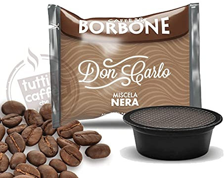 Caffè Borbone Lavazza a Modo Mio - 50 Capsules de café compatibles - Espresso Italien Made in Naples