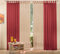 Gardinen Set, 2 x Schlaufenschal Voile, transparent, 245x140, Bordeaux, 2 x Schlaufenschal Voile, transparent, 245x140, Sand, 6100061000