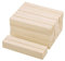 BQLZR 10x2,7x1,8 cm Kiefernholz Farbe Holz Visitenkarte Postkartenhalter für Schreibtisch Büro Hotel Display Pack von 10