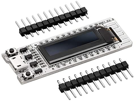 AZDelivery NodeMCU ESP8266-12F Heltec avec écran OLED CP2102 Carte de développement WLAN WiFi Compatible avec Arduino y Compris Un eBook