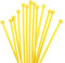 XINGO 1000 PCS Yellow Cable Ties, 100mm x 2.5mm, 18lb Strength, Small Tie Wraps Self-Locking Nylon Zip Ties for Indoor and Outdoor Use