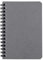 Clairefontaine 785925C Agebag Spiralbuch (9,5 x 14 cm, 50 Blatt, kariert, Doppelspiralbindung, praktisch für unterwegs, robust und belastbar) 1 Stück grau