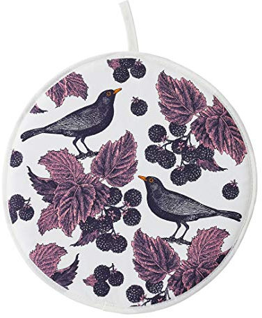 Thornback & Peel Blackbird & Bramble Aga Cover, Cotton, Multicolour, 360 (d) x 3cm