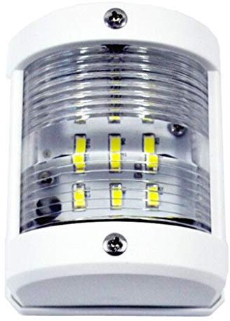 Toygogo Bateau 12 V Feux De Navigation Blanc Poupe Lumière Marine Sécurité Nuit Voile Signal Lampe pour Bateau De Pêche Yacht Ponton