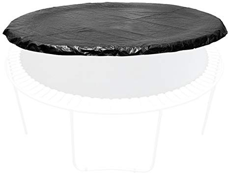 APJJ Trampolin Abdeckung 305 Winter, Wetterschutzplane Trampolin 305, Abdeckplane Wetterplane Abdeckung Plane in Schwarz Trampolin Regenabdeckung Für Trampolin Von 305 cm,396CM