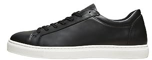 SELECTED HOMME Herren SLHEVAN Leather Trainer B NOOS Stiefel, Black, 41 EU